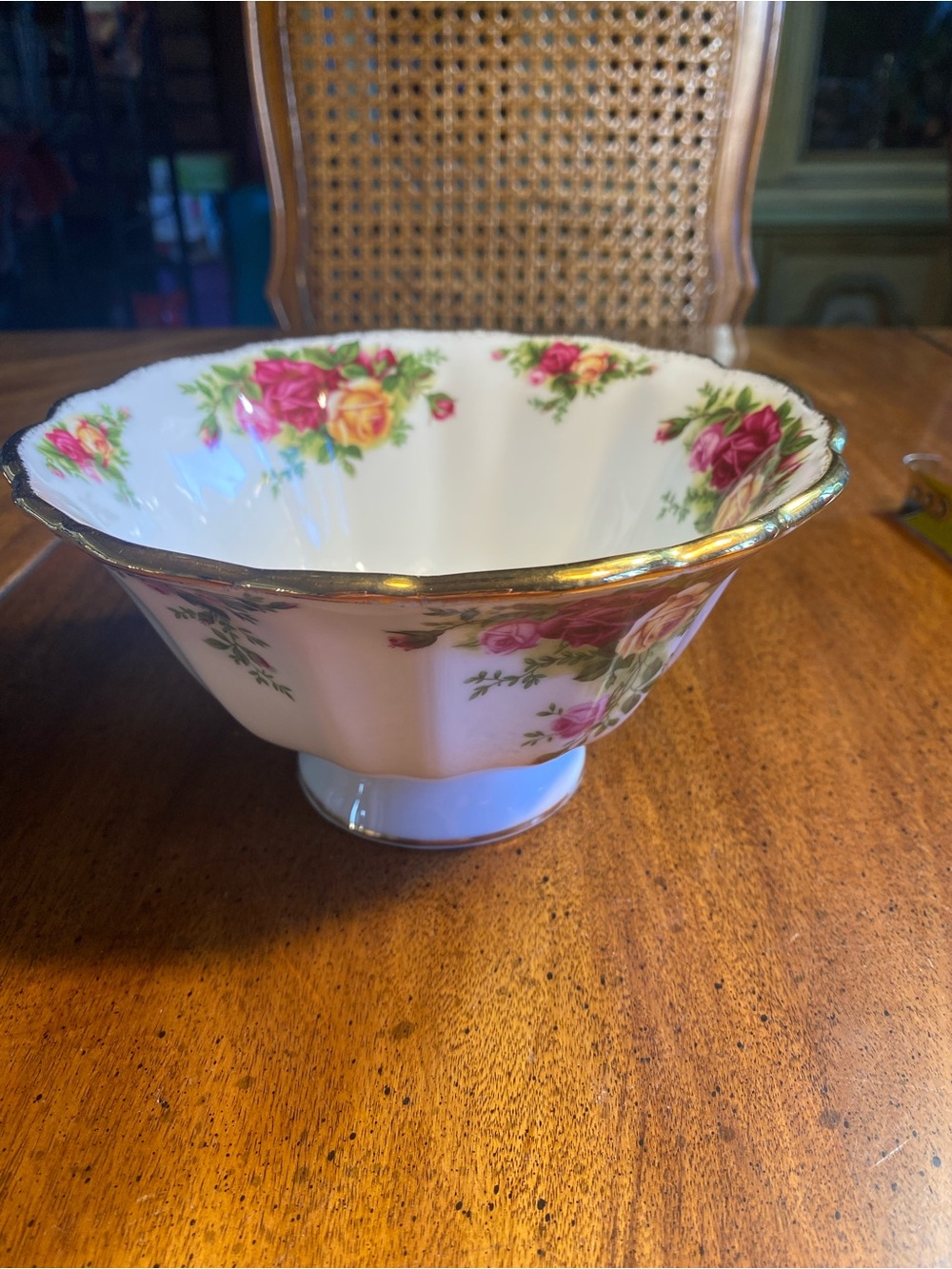 Royal Albert China Old Country Roses 6.5” Footed Bowl